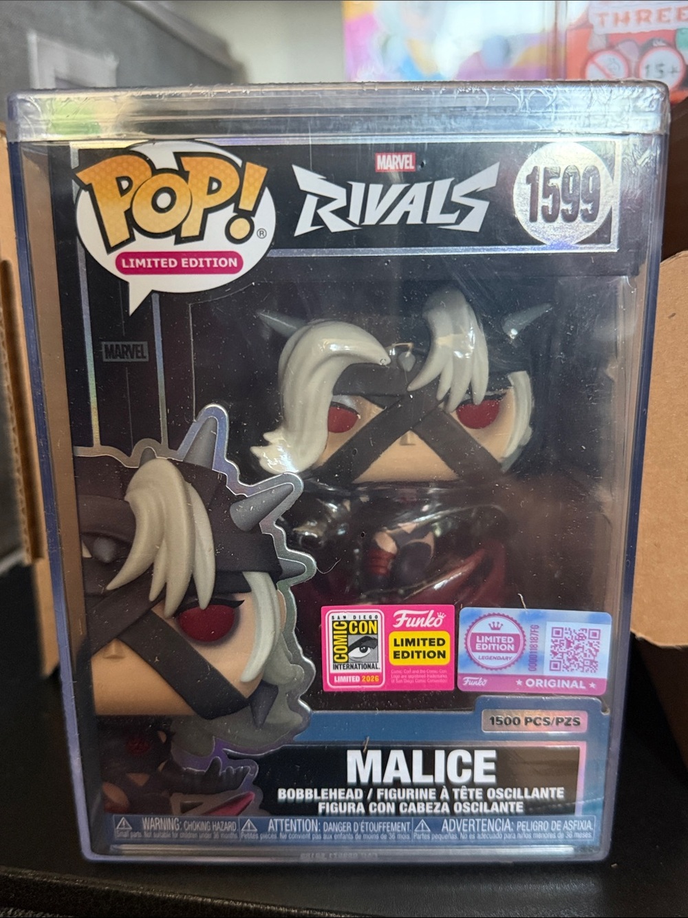 FUNKO POP - limited Edition - marvel rivals - MALICE - SDCC